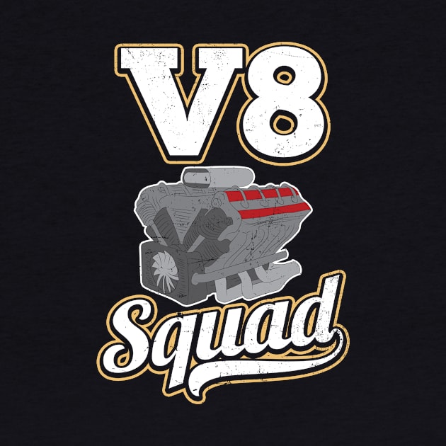 V8 Engine Shirt | Engine Squad Block Gift by Gawkclothing